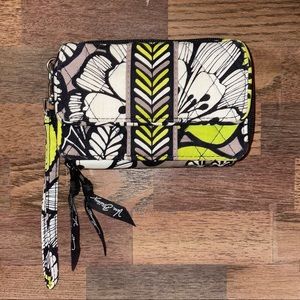 Vera Bradley Wristlet Wallet w Crossbody Strap